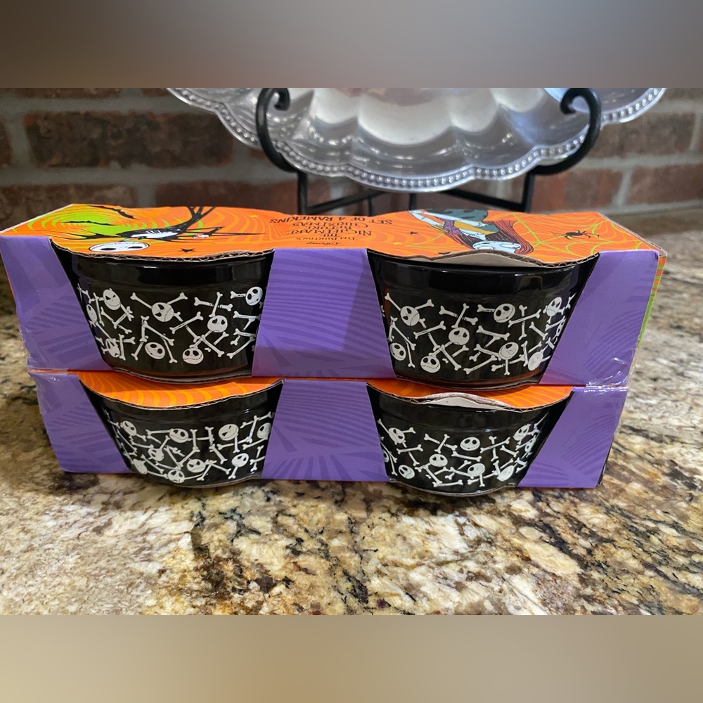 Disney The Nightmare Before Christmas ramekin set of 4 - Brand new!